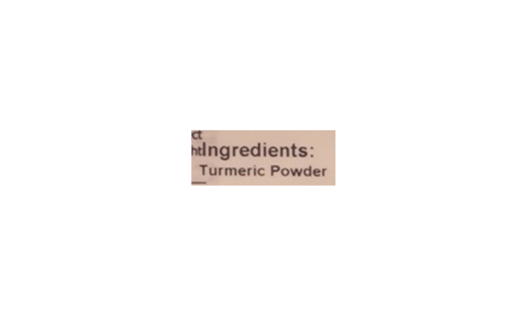 Just Organik Organic Turmeric Powder    Pack  100 grams